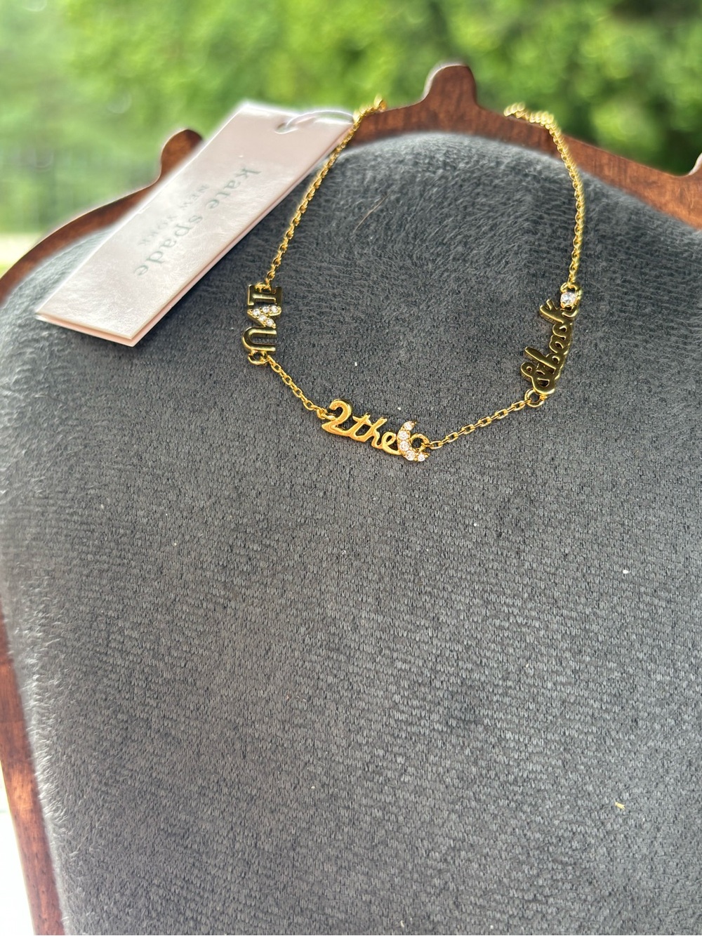 Kate Spade New York "True Love" I Love You To The Moon Bracelet.NWT - Picture 4 of 11